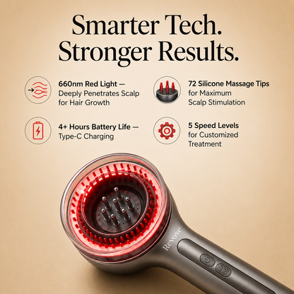 Revoxe™ RedLight Scalp Brush